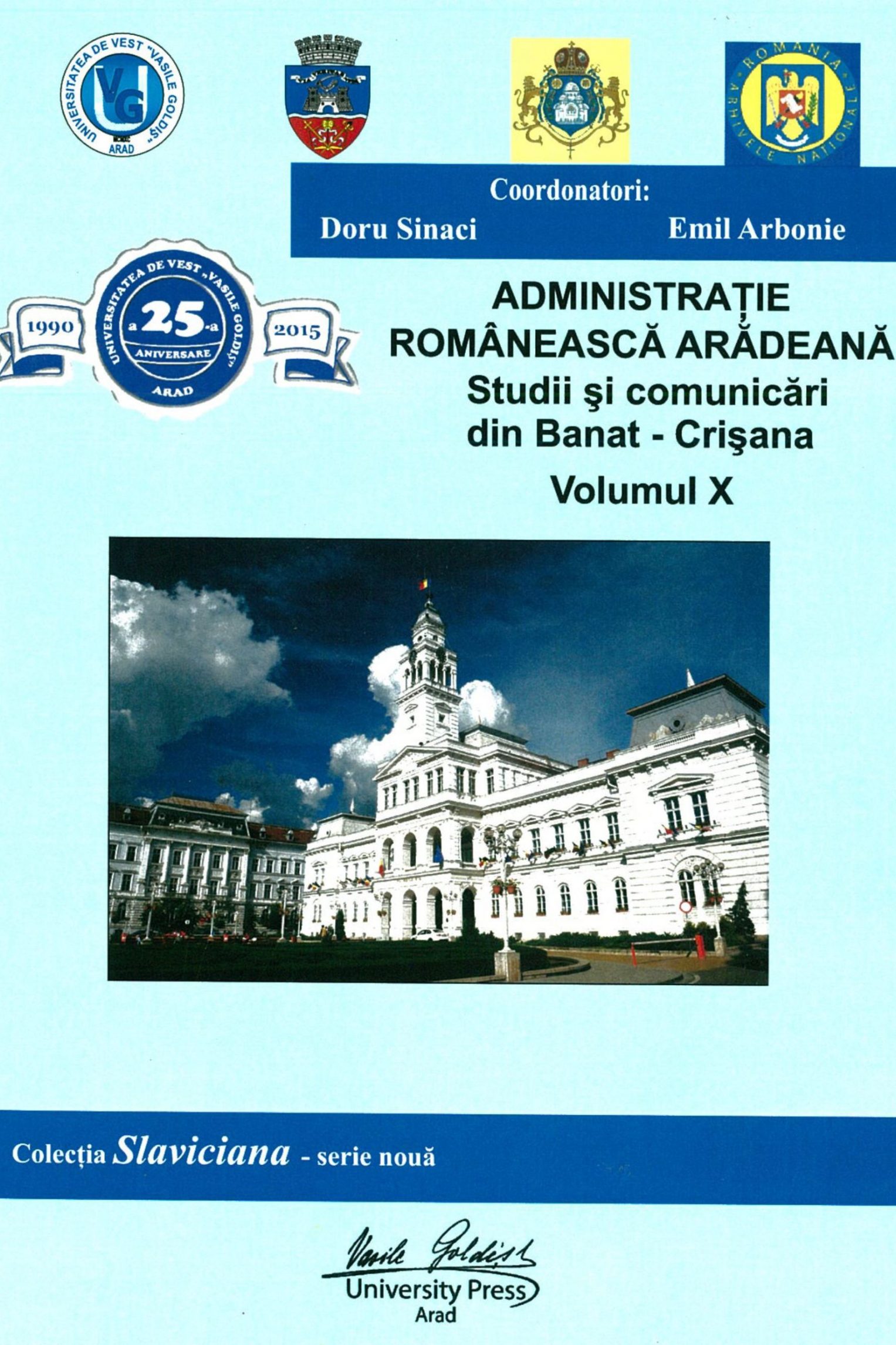 Administratie Românească Aradeană vol. X