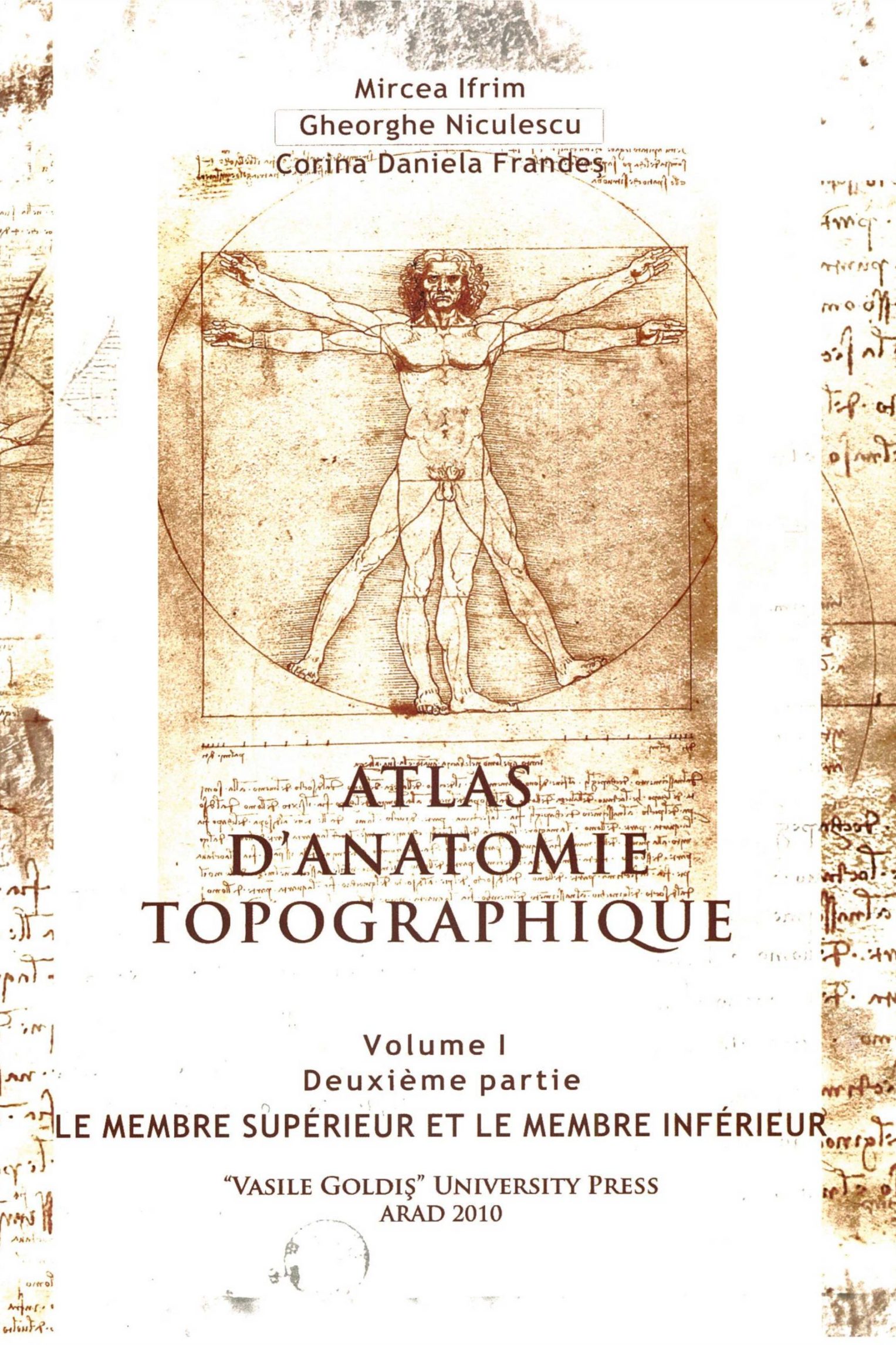 Atlas d`anatomie topographique - volume I - deuxieme partie