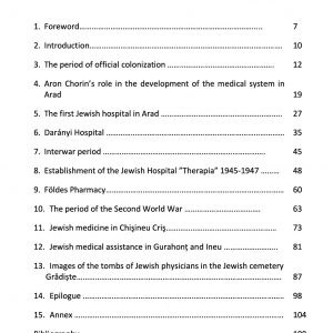 History of the  Arad Jewish Medicine  e-book